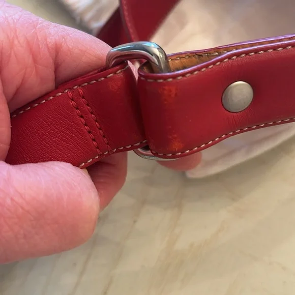 Dog leash Coach Dog leash Like new deep red color very classic - Picture 8 of 8
